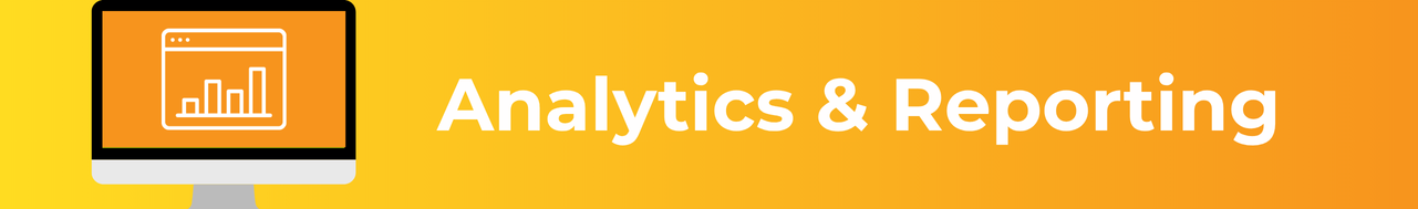 Analytics DT Startup marketing analytics and reporting page banner for desktops