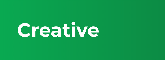 Creative M Startup creative page banner for mobile